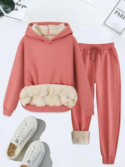 Thermal Fleece lined Sweatsuit Set