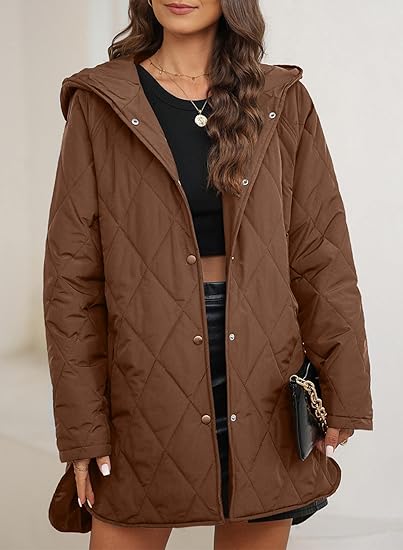 Lightweight Puffer Hooded Jackets