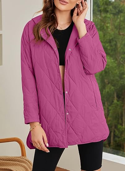 Lightweight Puffer Hooded Jackets