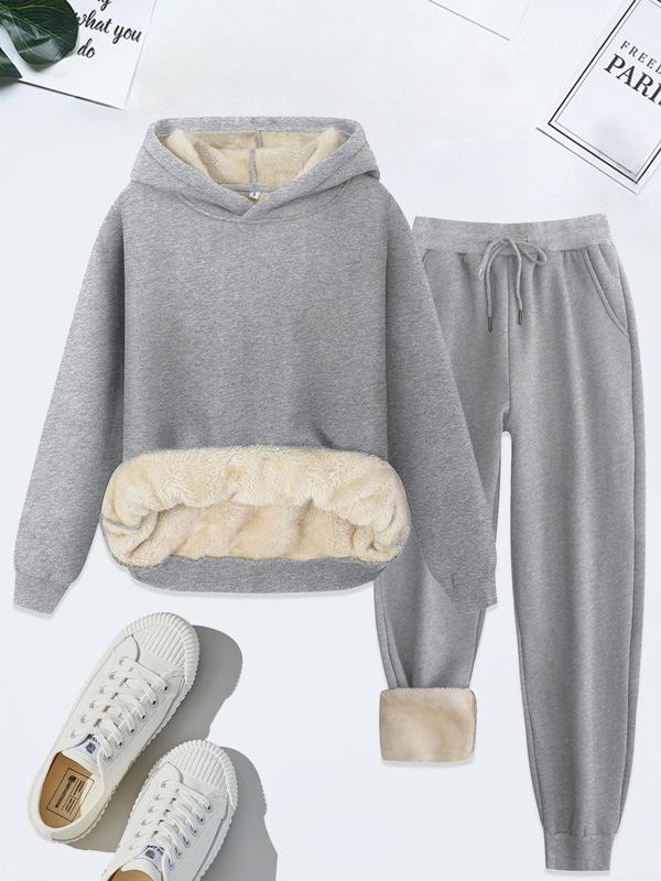 Thermal Fleece lined Sweatsuit Set