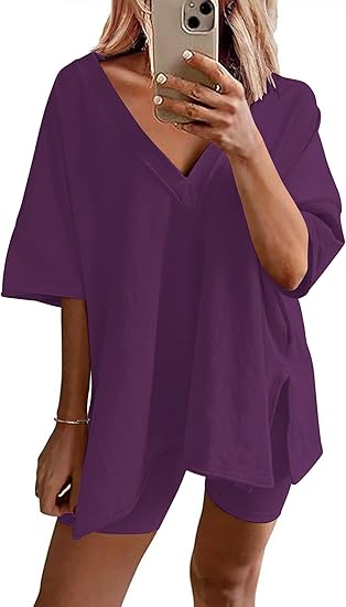 Oversized Loungewear Tracksuit 2 Piece Set