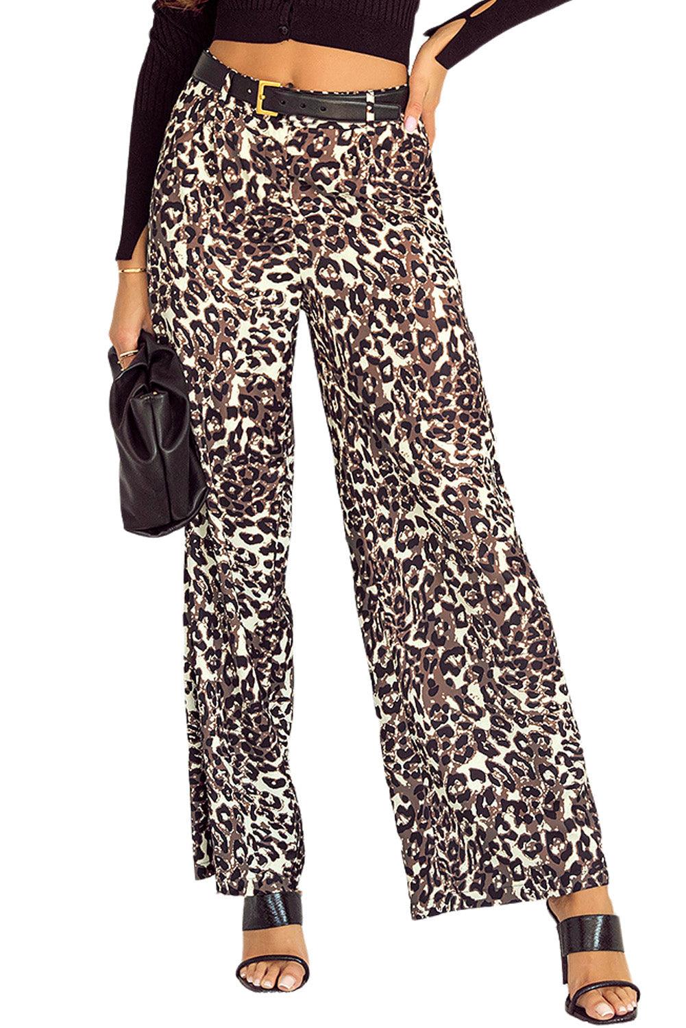 High Waist Wide Leg Pants