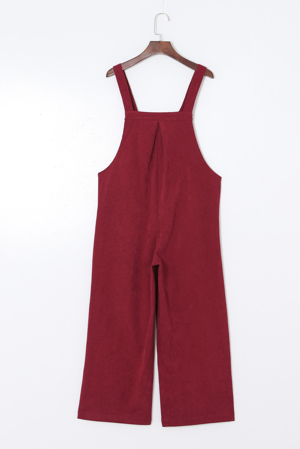 Corduroy Wide Leg Bib Overalls