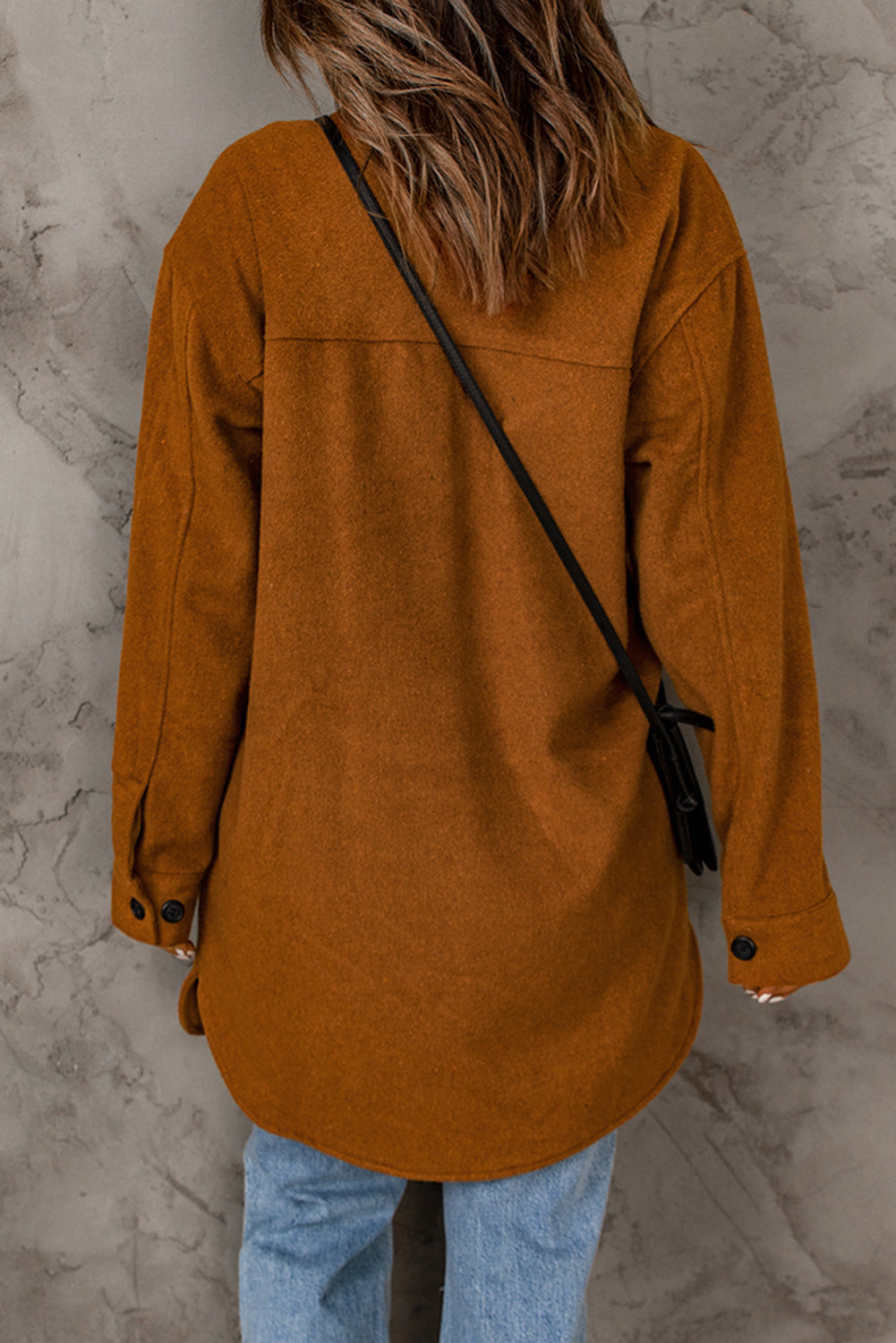 Winter Brown Shirt Jacket