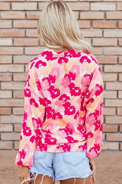 Blooming Puff Sleeve Buttoned Shirt