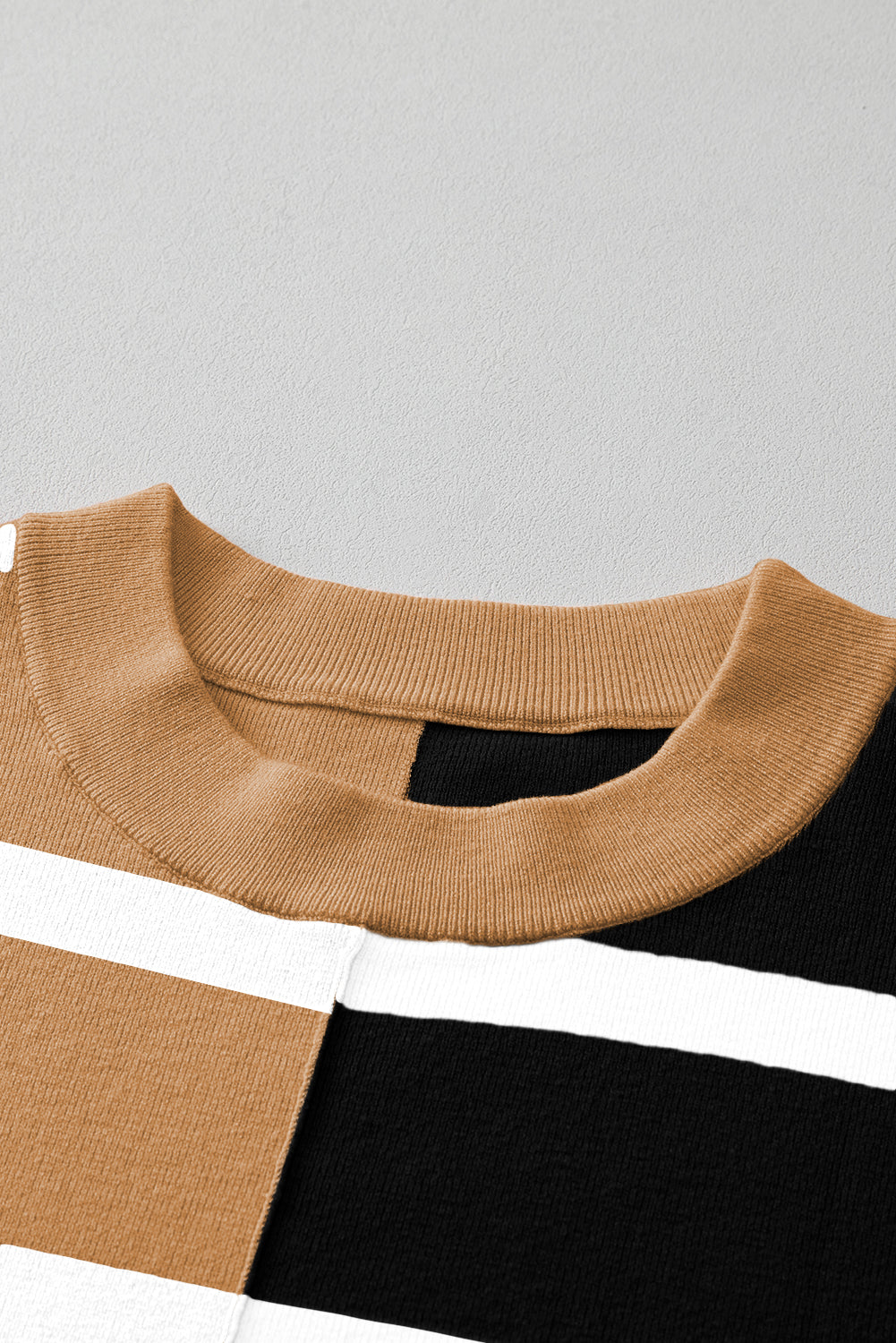 Colorblock Oversized Sweater