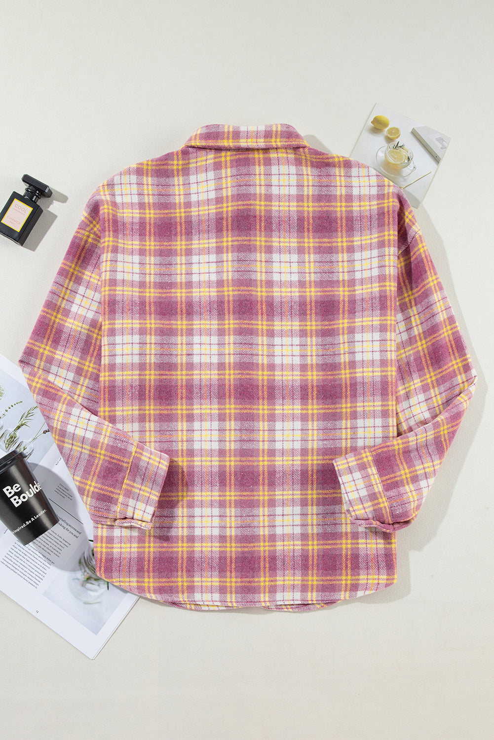 Plaid Chest Pocket Shacket