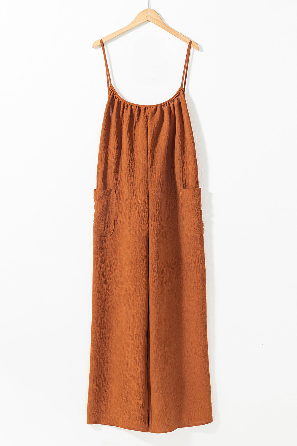 Spaghetti Straps Wide Leg Jumpsuit