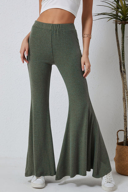 High Waist Fit and Flare Pants