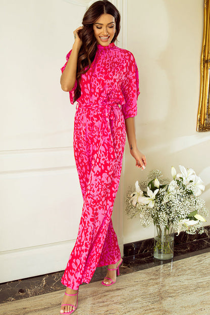 Loose Sleeve Wide Leg Jumpsuit