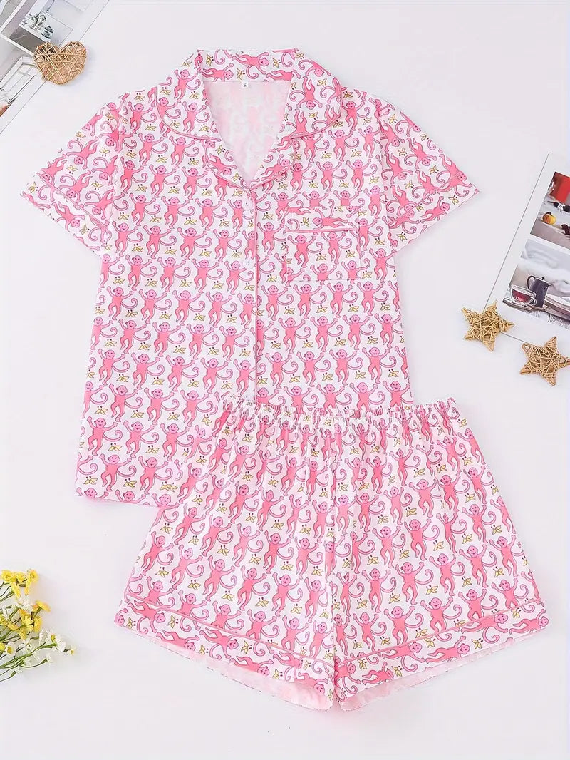 Cute Animals Pajama Set