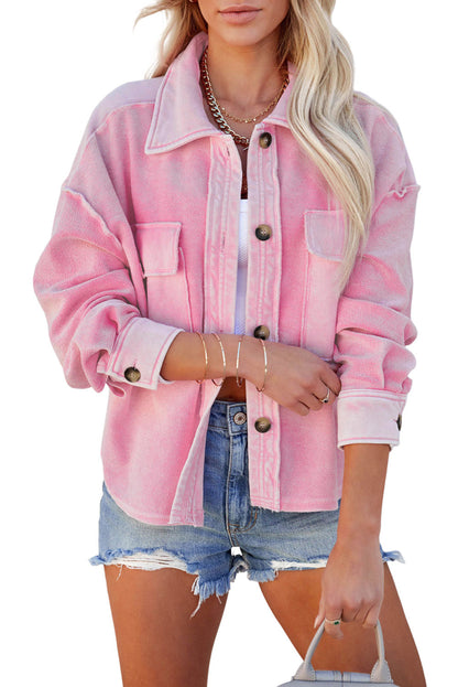 Turn-Down Collar Shirt Jacket